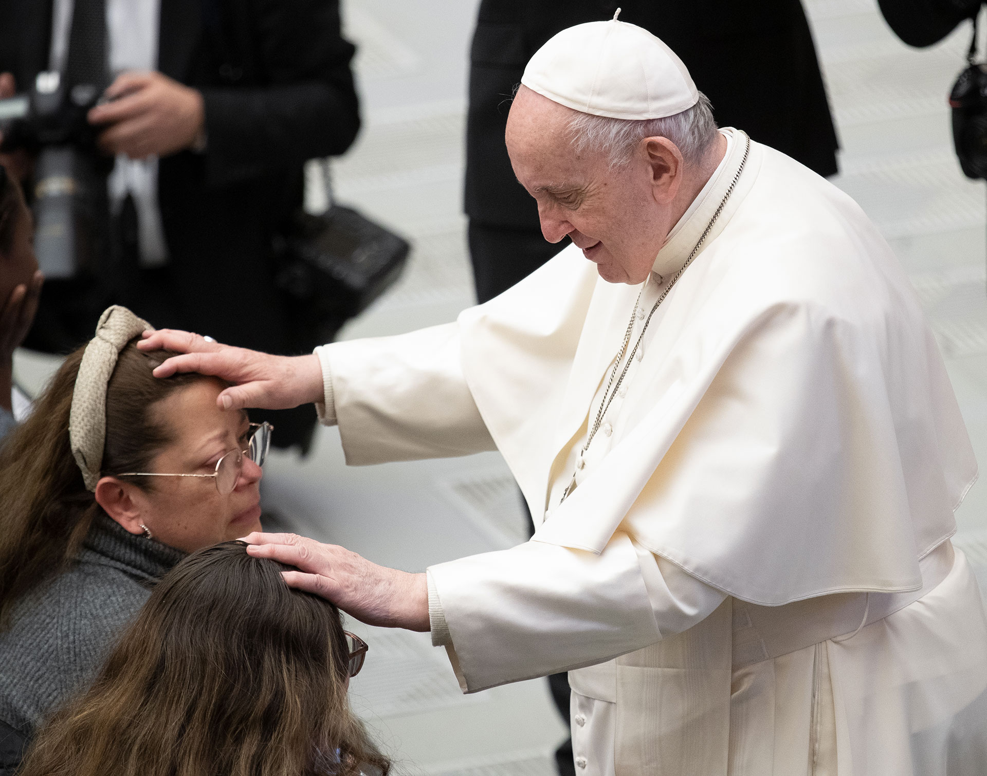 Pope Francis at the Wednesday General Audience. Sala Nervi, Rome 15 December 2021