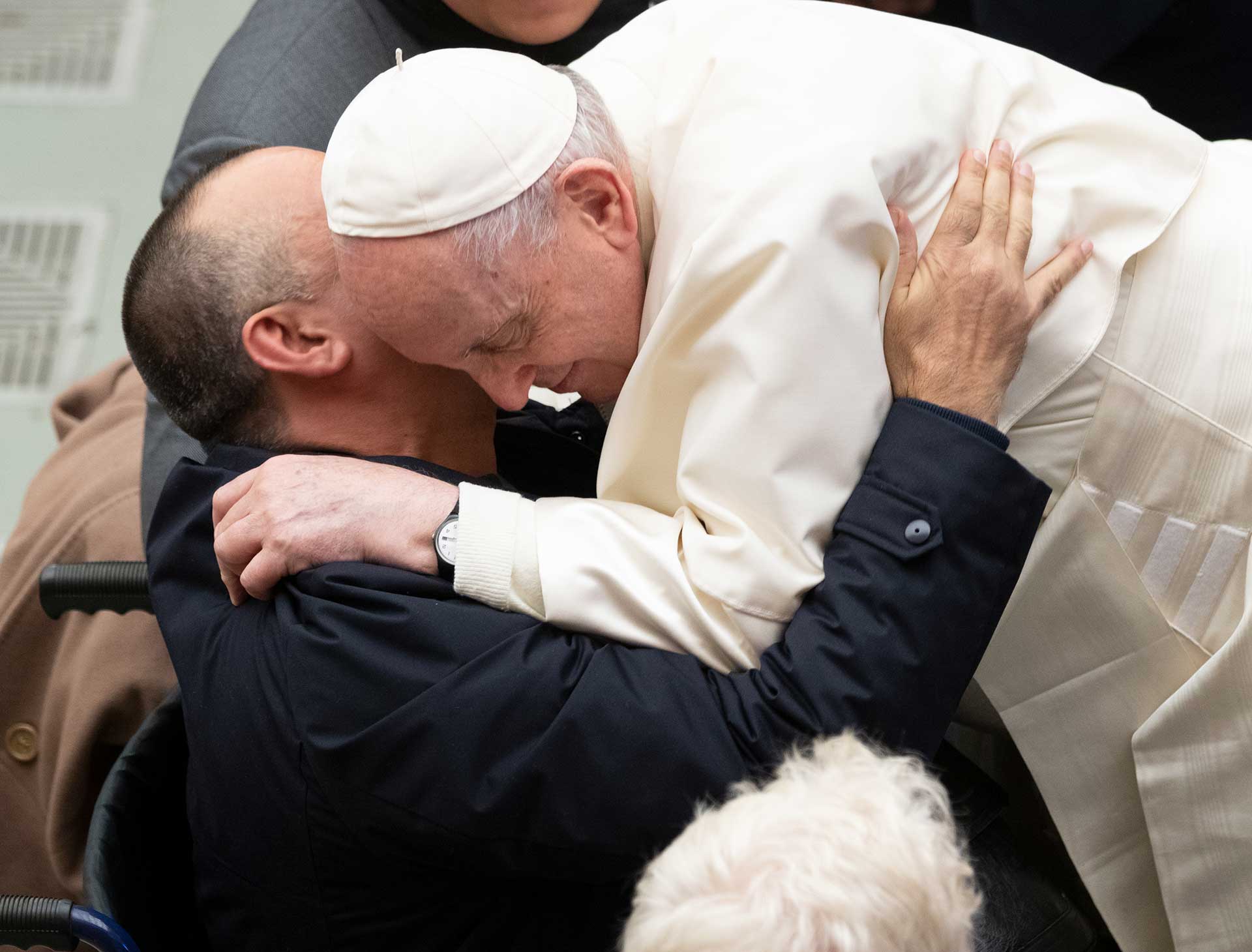 Pope Francis at the Wednesday General Audience. Sala Nervi, Rome 15 December 2021